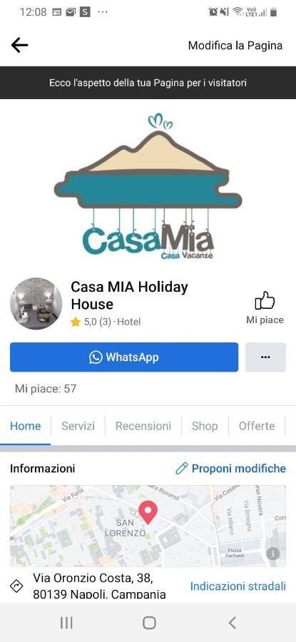 Casa Mia Holiday House Neapel Exterior foto